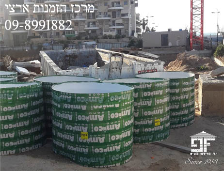 עמודי קרטון קוטר 1200 לראשי כלונס